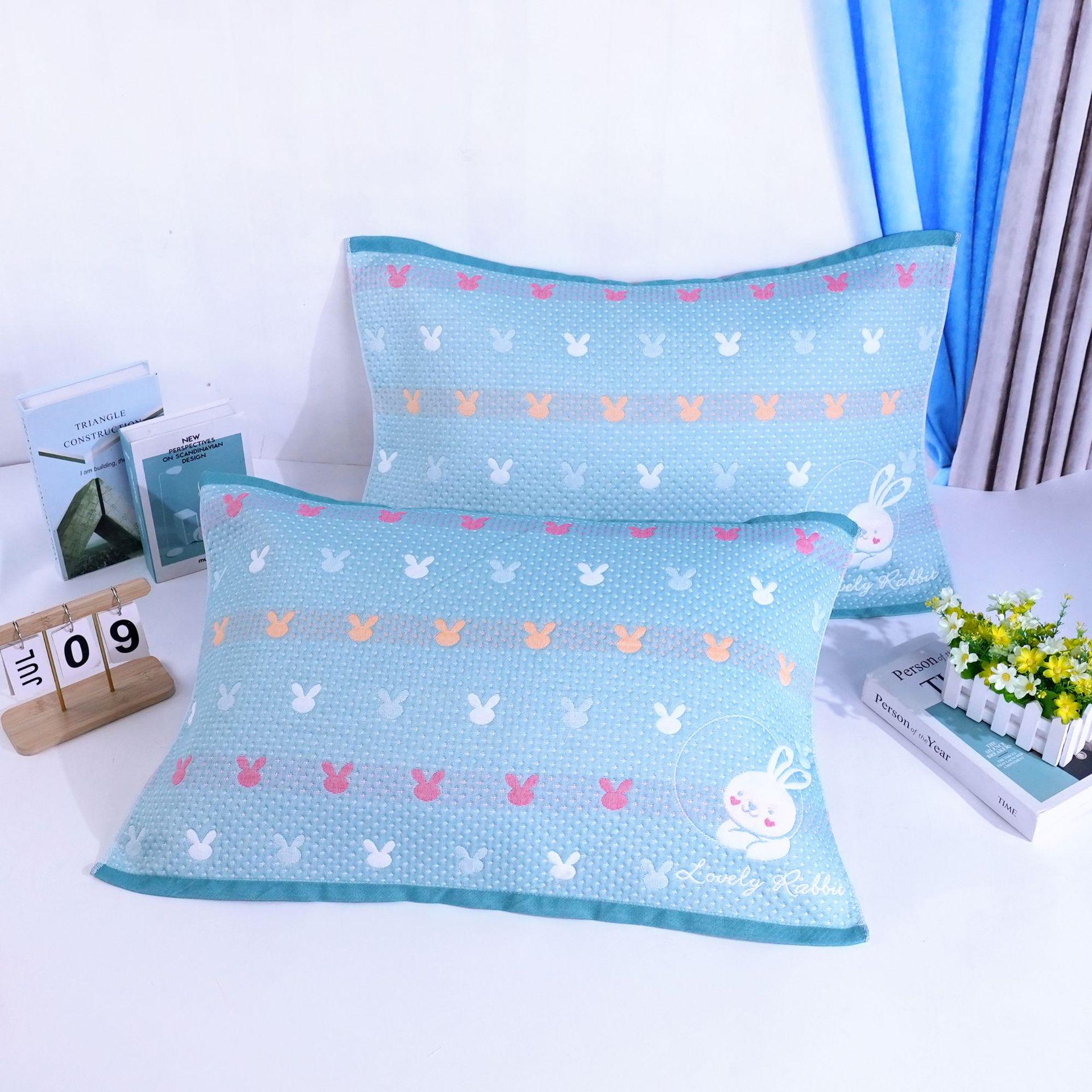 

Large Breathable Rabbit Pillow Towel: Thick, Sweat-Absorbent, and Durable 52*78cm [Single Piece]