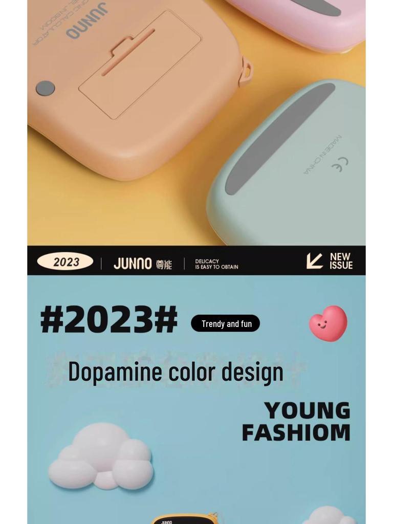 Zunneng JN660 Dopamine Portable Sugar Cube Calculator for Students & Offices - Creative, Flexible Keyboard