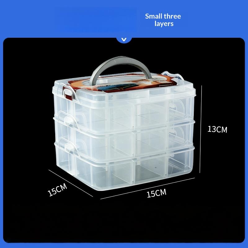 1/3 Stuks Sieraden Oorbellen Doos Container 15/18/24/28/30/36 Vakjes Transparante Plastic Compartiment Doos Schroef Gereedschap Opbergdozen