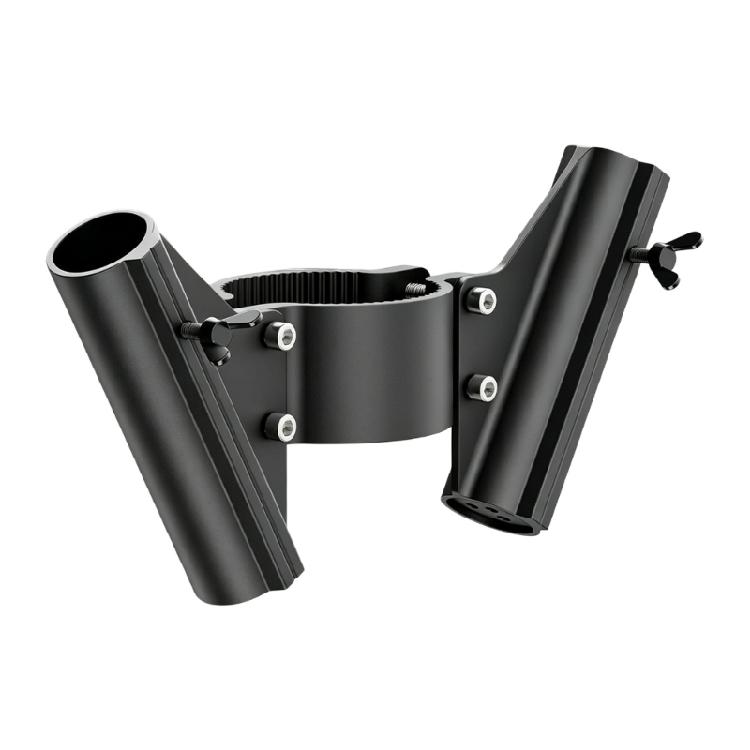 Vehicle Accessory Flag Mounting Clamp In Lightweight Aluminum Construction For Outdoor Use On 1 Inch Posts