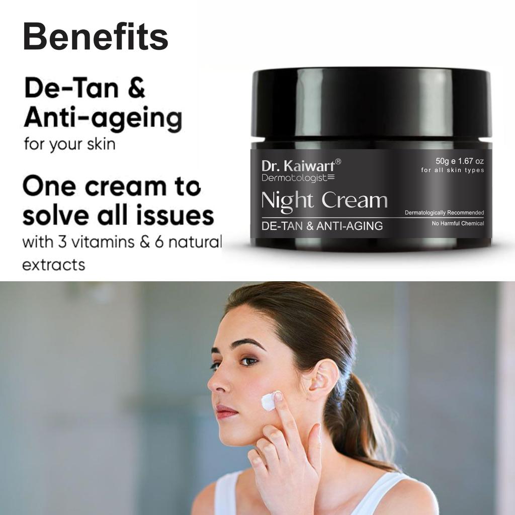Dr. Kaiwart Skin Brightening Nourishing Night Cream (50 g)