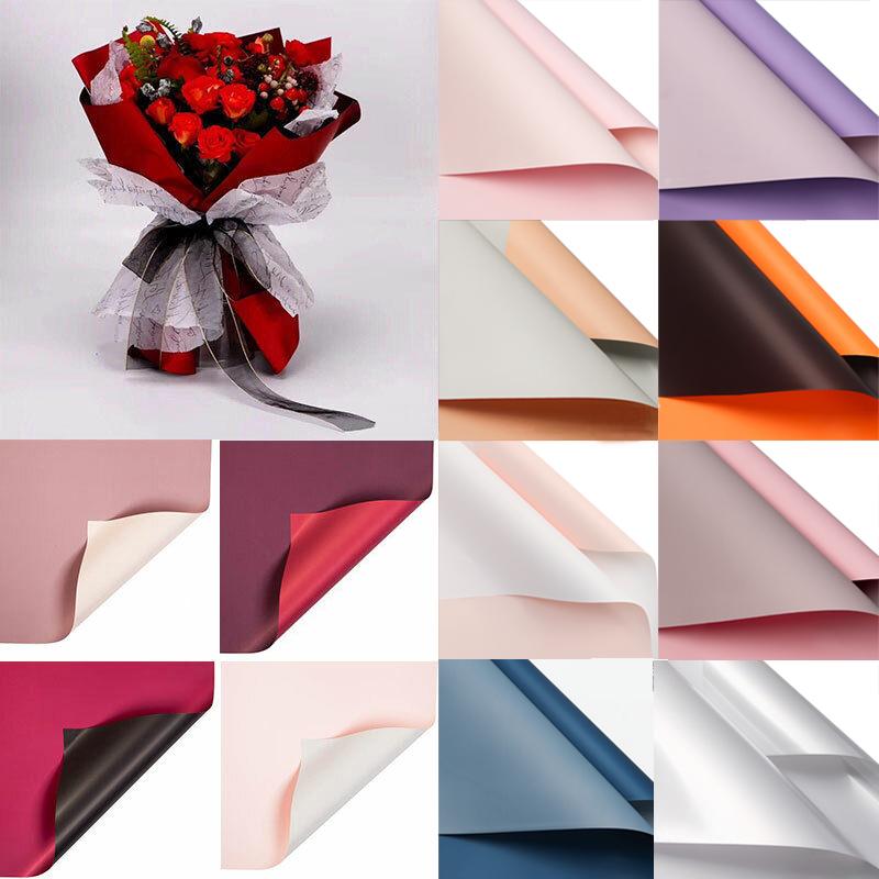20Pcs Waterproof Flower Gift Wrapping Paper Florist Bouquet Packaging DIY Decor