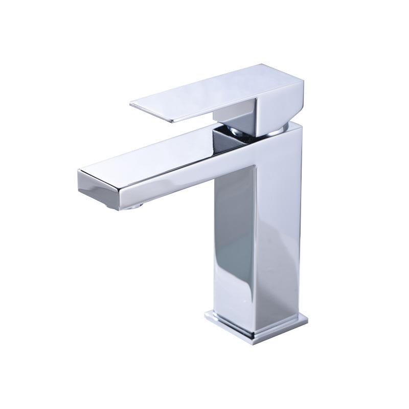 Bathroom Basin Faucet Brushed Sink Faucet Sus 304 Stainless Steel Hot Cold Bath Faucets Vanity Tap Deck Mounted Washbasin Taps