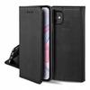 Case for IPHONE 11 SMART MAGNET BOOK CASE WALLET BLACK + GLASS