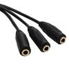 3.5MM Audio Splitter Cable Plated Connector Male to Female 1 Input 3 Output Stereo Jack Adapter Headset Audio AUX Splitter Cord