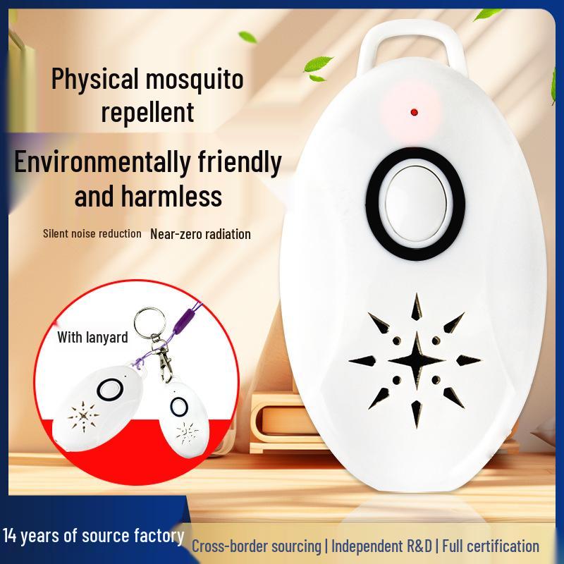 USB Rechargeable Ultrasonic Mosquito and Insect Repeller – Portable and Outdoor-Friendly