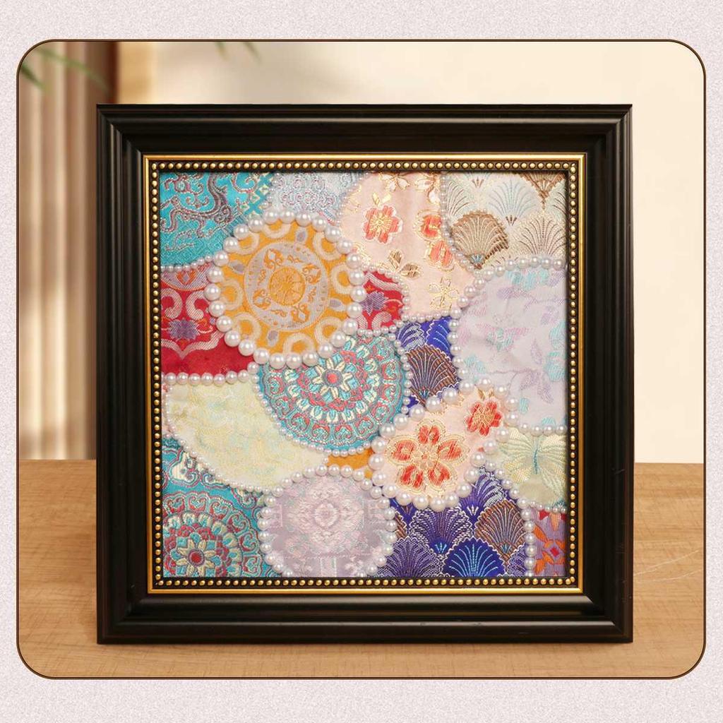 Song Brocade Patchwork Pearl Painting