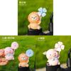 Cartoon Resin Car Decor With Rotating Windmill For Cute Vehicle Interior Accents