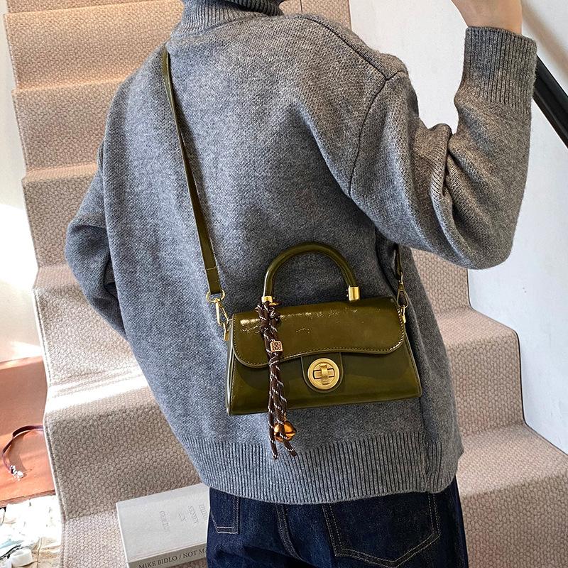 2025 New Year's Christmas Fashion Small Square Bag Women's Handbag Red Wedding Bag Shoulder Messenger Bag