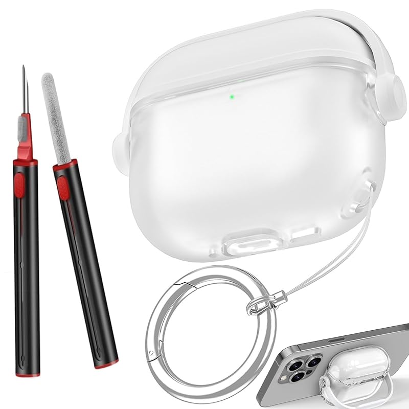 

[Released in 2025] Airpods 4 case AirPods 4th generation TPU transparent with lock Can be charged while wearing Shockproof lightweight Scratch