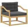 Outdoor Middle Sofa Polyester White