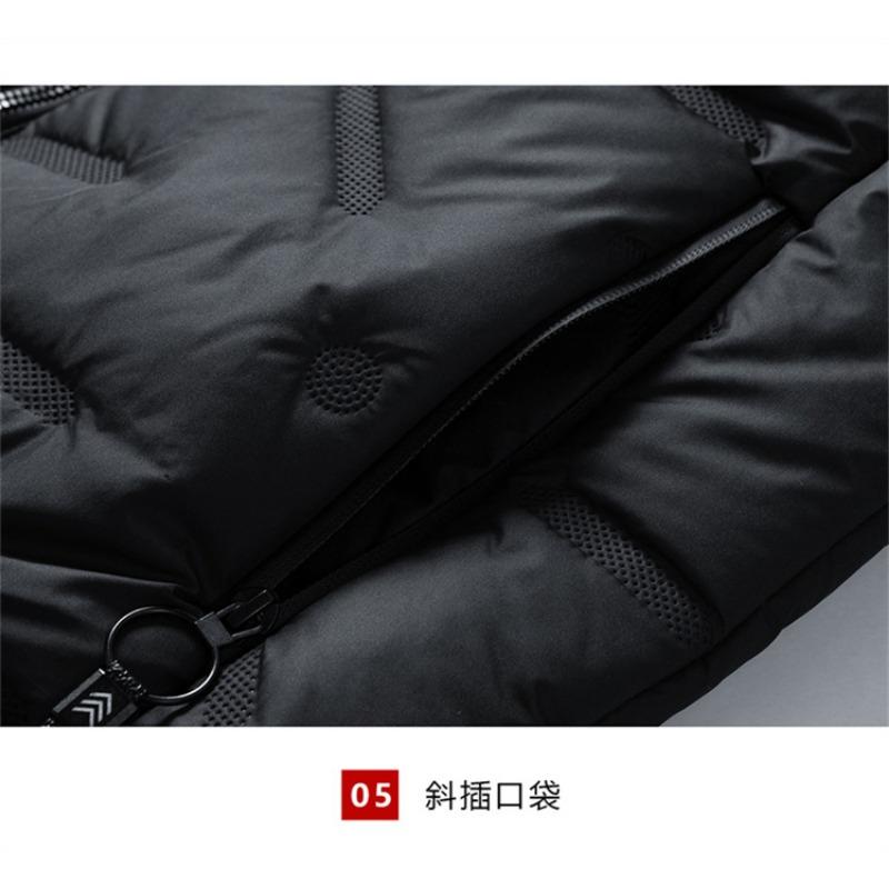 Men S Stand Collar Thick Padded Vest Loose Plus Size Casual Winter