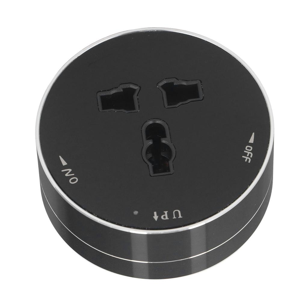 Abnehmbare Stromschienensteckdose Kabellos Wasserdicht Modern Rund Elektrischer Steckeradapter mit Anzeige