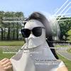 UPF50 Plus Ice Silk  Sun Protection Full Face Breathable Neck Scarf for Jogging Outdoor