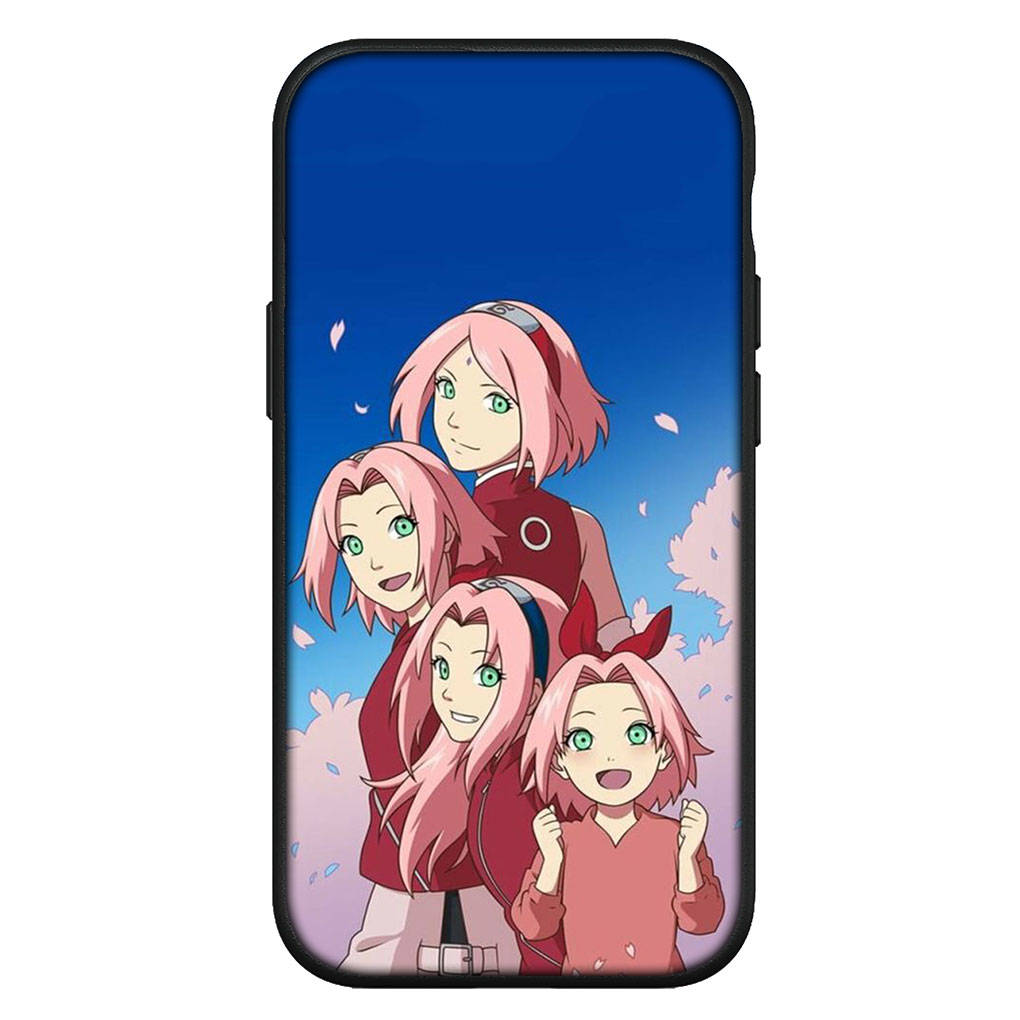 Cover for iPhone 16 15 Xiaomi Redmi Note 14 13 12 11 Pro Max X 8 16e Samsung Galaxy S25 S24 S23 Moto OPPO Huawei Anime Haruno Sakura Naruto Phone Case