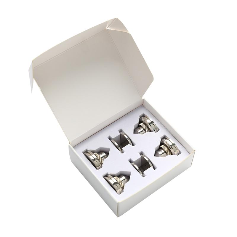 4 Set Lautsprecher Stand Fuß Pad Kupfer Lautsprecher Box Spikes Kegel Boden Fuß Nagel