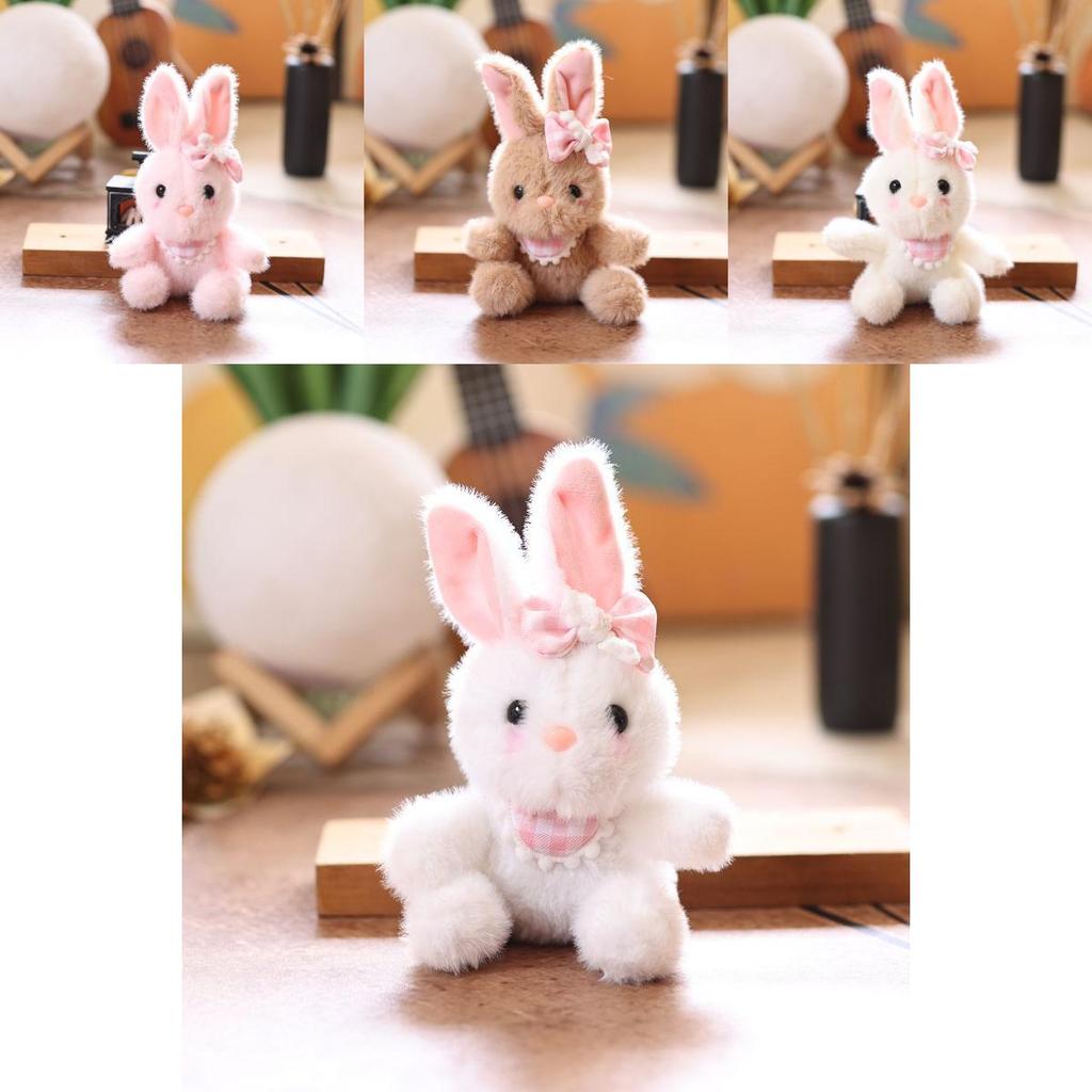 Plush Bunny Keychain With Soft Short Plush Material For Kids And Collectors
