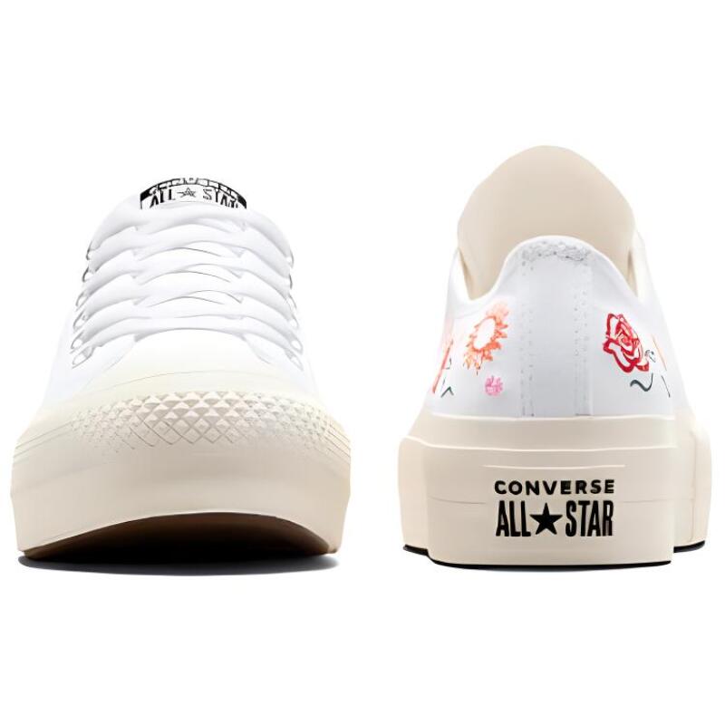 Converse Chuck Taylor All Star Simple & Comfortable Non-Slip & Abrasion Resistant Low-Top Espadrilles Women's White