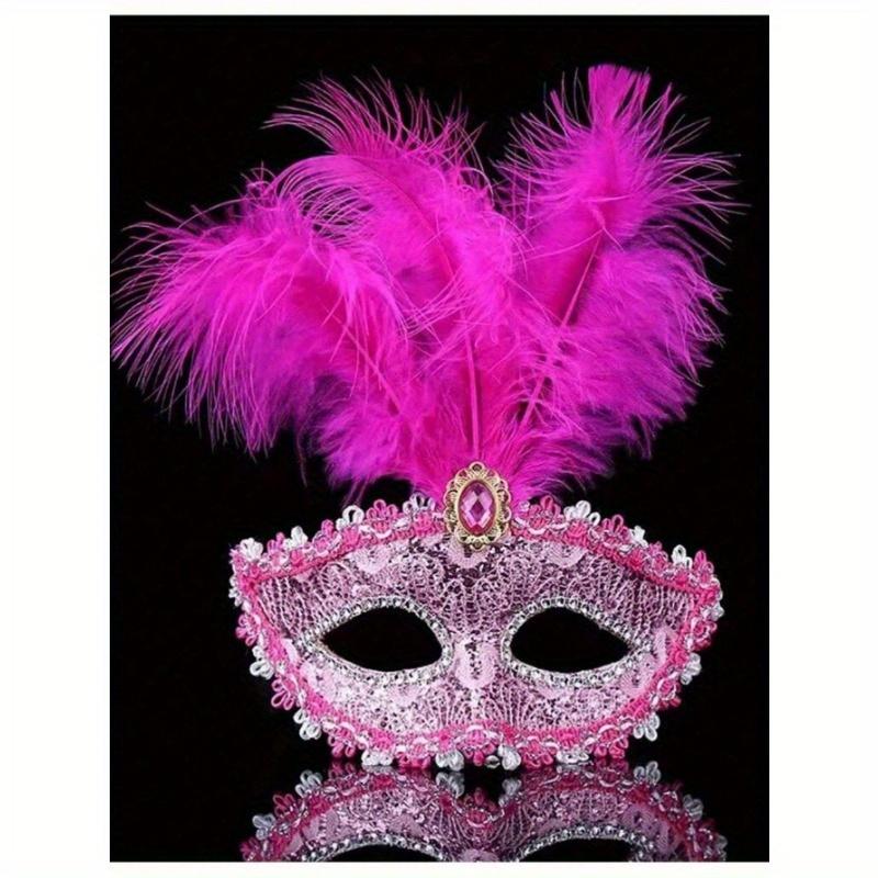 1pc Lace Masquerade Mask, Party Costume Mask, Wedding Carnival Mask, Personalized Stage Decorations, Sexy Half Face Lace Masquerade For Women