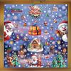 Christmas Window Stickers Set, Static Cling Glass Décor for Home