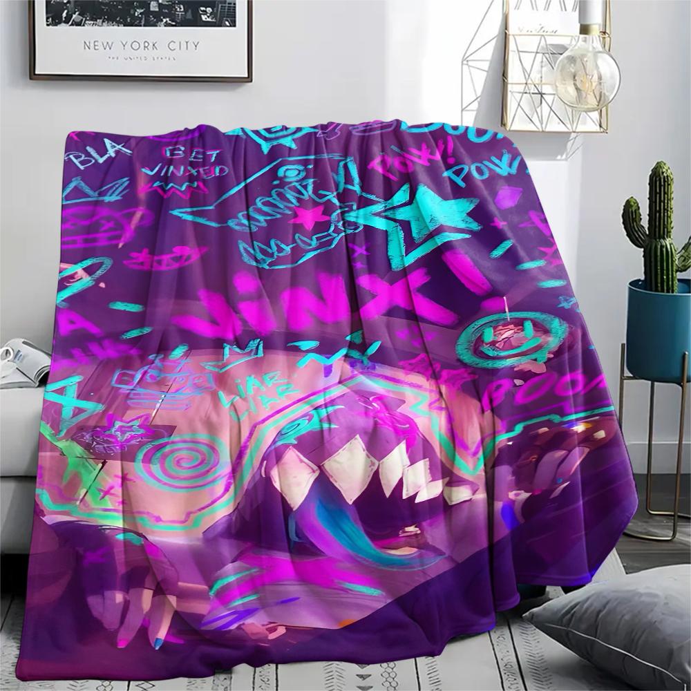 1 Stück Flanelldecke mit Cartoon-Druck, Hohe Qualität, Bequem für alle Jahreszeiten, Heimdekoration, Wärme und Komfort, Perfekt als Weihnachts- oder Geburtstagsgeschenk