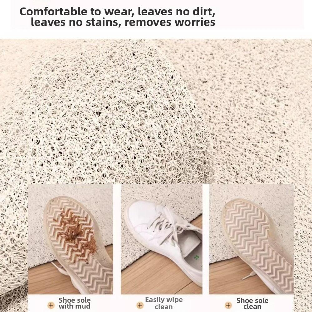 Wear-Resistant Chinese New Year Doormat Anti-slip Floor Mat Horse Pattern Carpet  Door Entrance