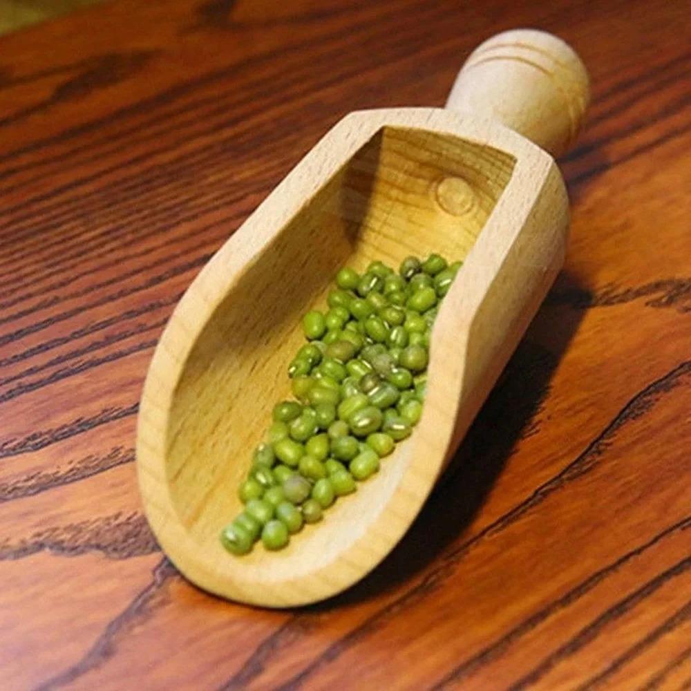 Mini Cupe din Lemn Lingură pentru Săruri de Baie Lingură pentru Bomboane Făină Cupe Ustensile Lingură pentru Măsurat Lapte Accesorii Ustensile de Gătit pentru Bucătărie