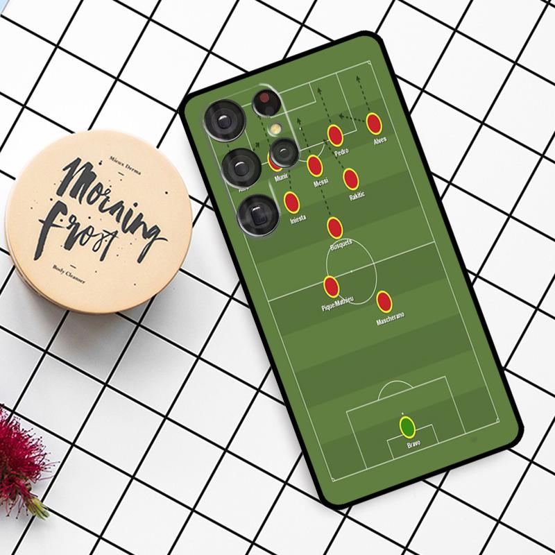 Football Soccer Tactics Time Case For Samsung Galaxy S24 FE S21 S22 S23 S25 Ultra S9 S10 Plus S20 FE S23 FE Phone Cover