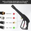 Pressure Washer Gun with 5 Pcs Quick Connect Nozzles,Compatible with Karcher, Ryobi,Powerstroke,Greenworks, Husky, Raptor Blast,Electric Power