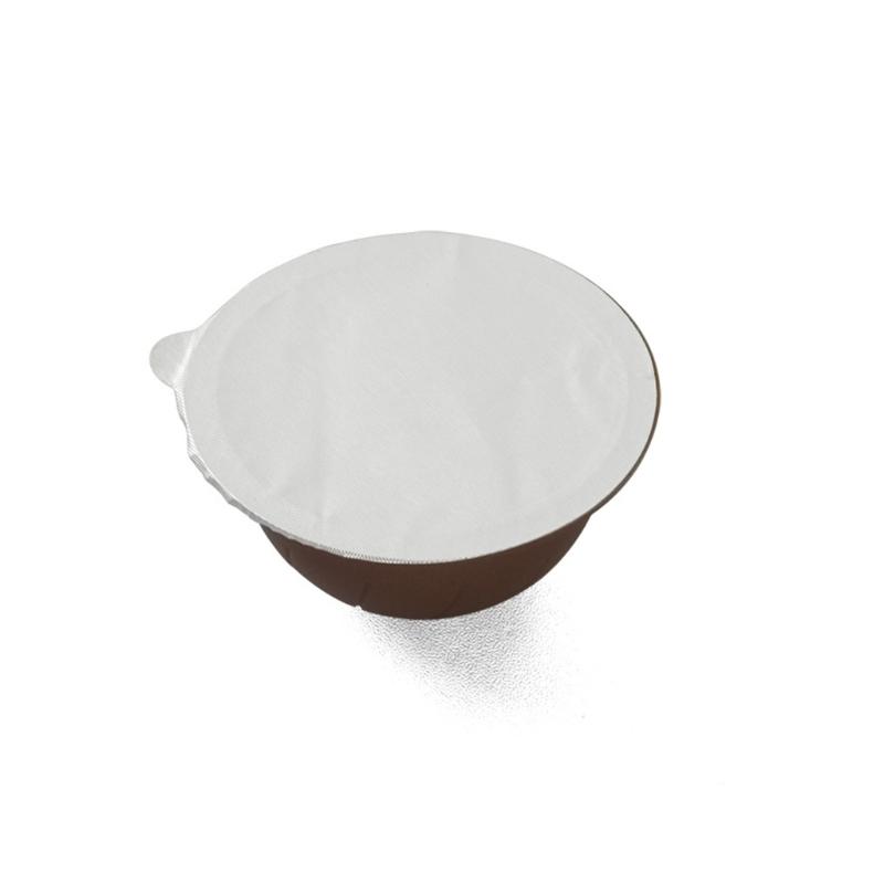 Pack of 100 Coffee Pods Foil Lids Set 62mm Coffee Pods Stickers Coffee Sealers Aluminum Foil Texture Coffee Pods Covers