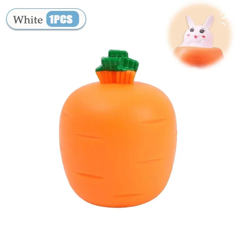 

Пасхальное украшение Морковный кролик Сжимаем Телескопические игрушки Детская чашка с редисом Кролик Игрушка для снятия беспокойства Подарок