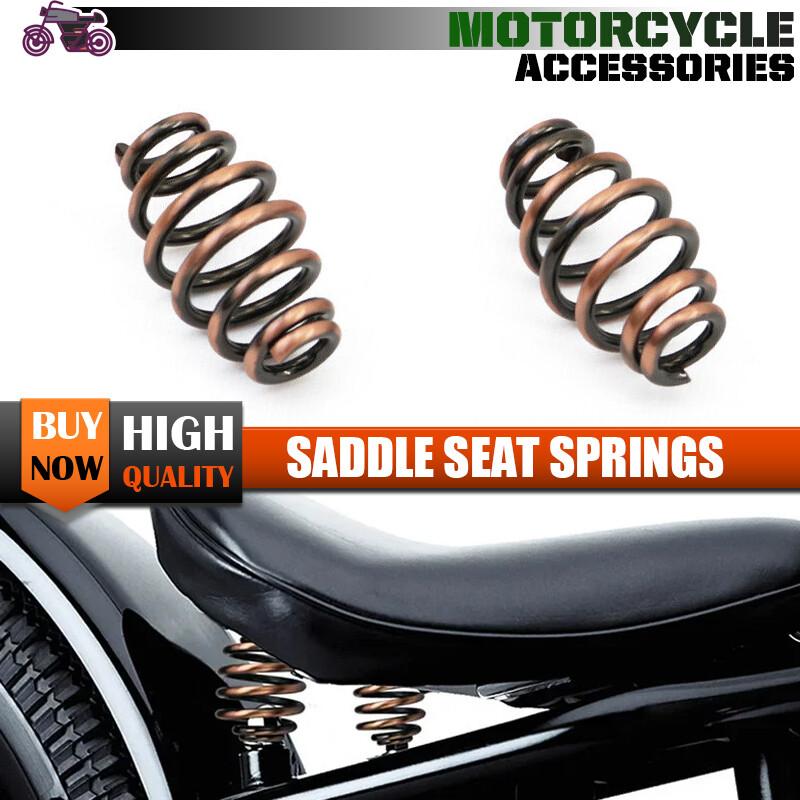 3" Solo Seat Springs Barrel Coiled Fit for Harley Chopper Custom Bronzen Softai