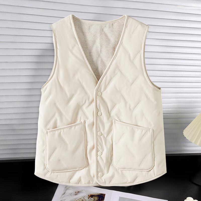 

Женский повседневный жилет с V-образным вырезом и подкладкой L