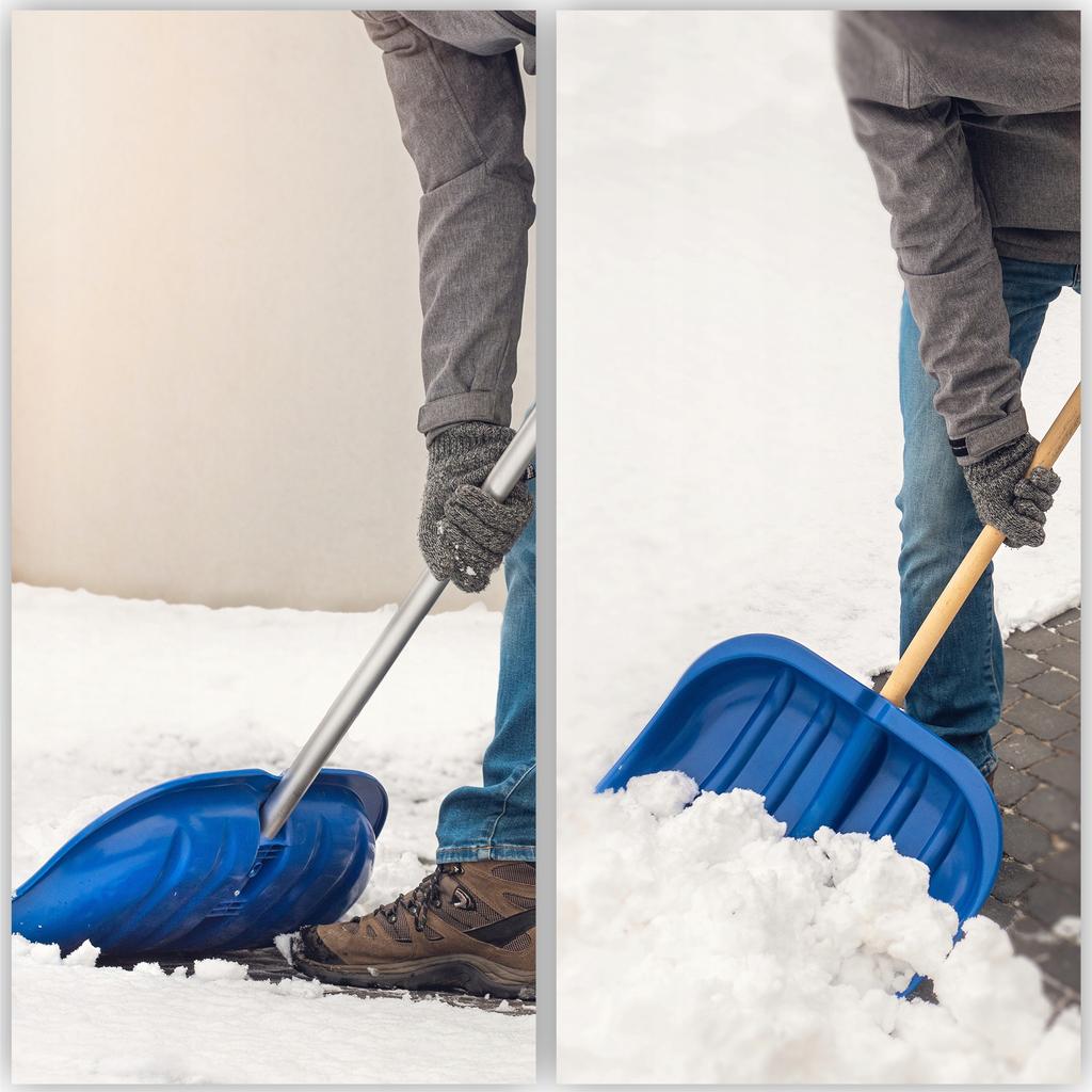 KADAX 3x Łopata szufla Do Śniegu Bez Trzonka Do Odśnieżania 49cm Plastikowa