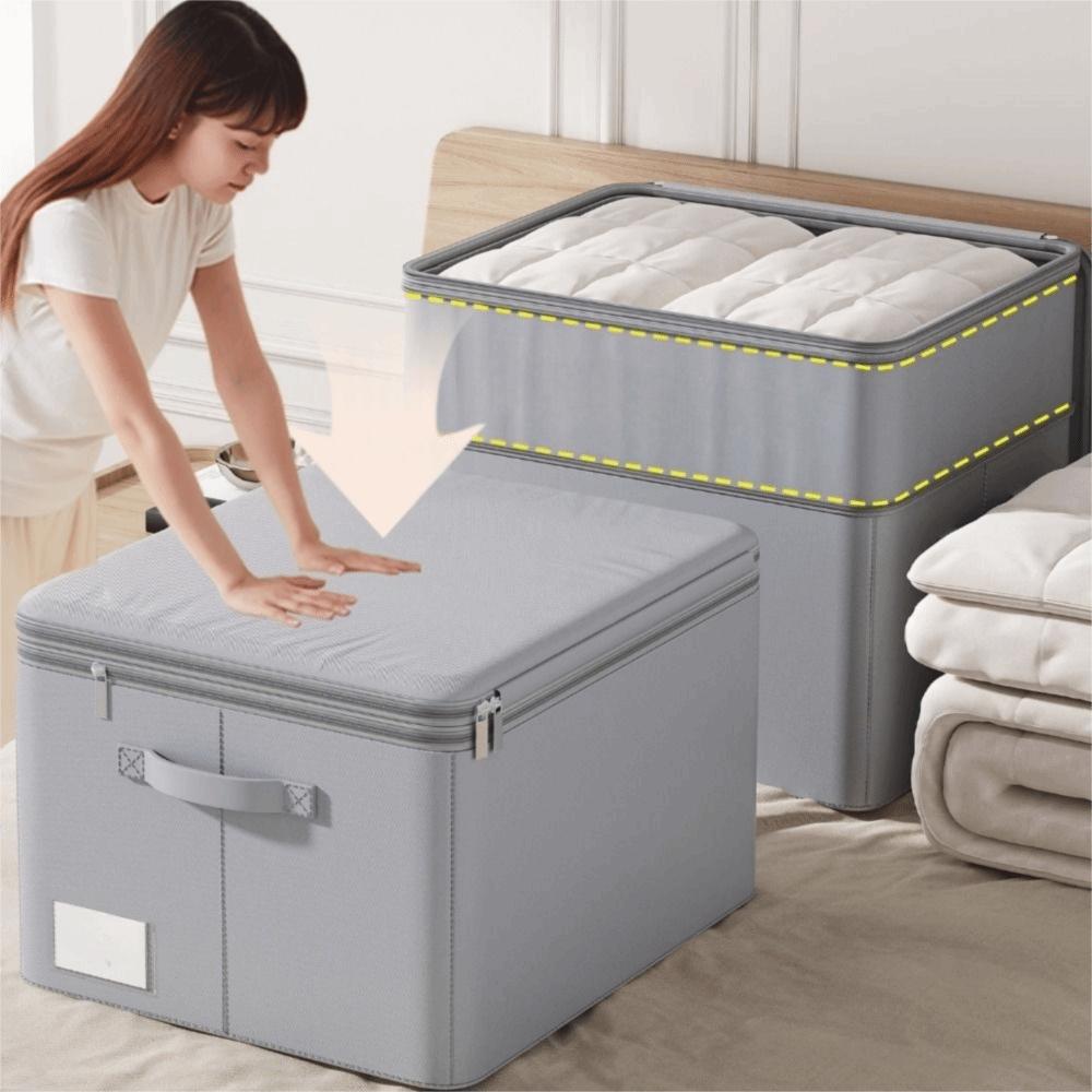Oxford Cloth Compressible Duvet Storage Bag Large Capacity Toys Storage Container  Bedroom