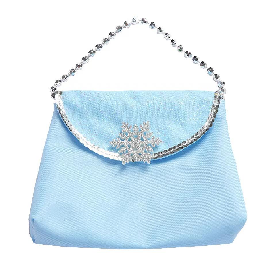 Frozen, Children's Girl, Wallet, Crown Magic Wand, Necklace, Gloves, Set, Elsa Princess Sparkling Cloak