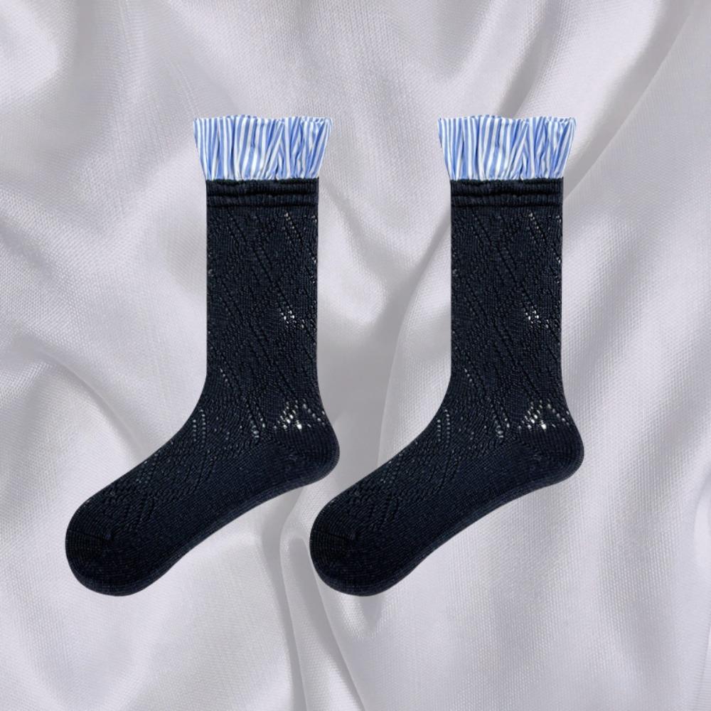 Ballet Style Ruffle Socks Mesh Women Hosiery Korean Fashion Short Sock  Running