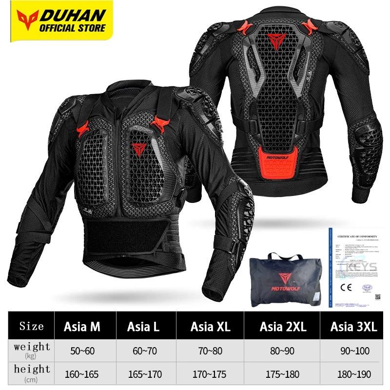 Motorradjacke Herren Moto Körperschutz Motocross Rennjacke CE-Zulassung Motorrad Moto Schutzausrüstung