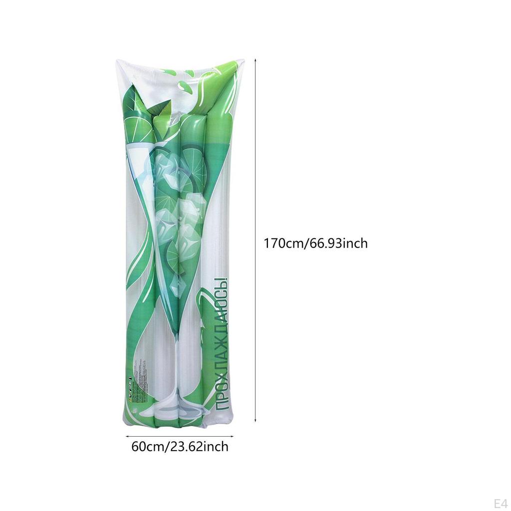 Şişme Havuz Yatağı Su Üzerinde Serin Tutun Eğlenceli Sal Şezlong