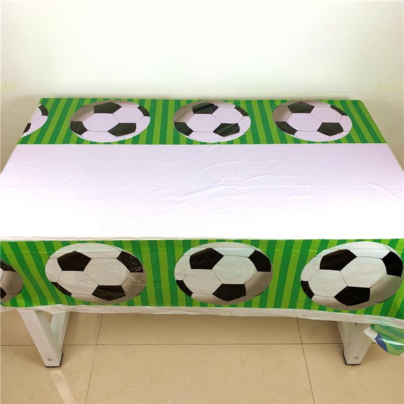 Green Football Birthday Party Decorations & Disposable Tableware Set