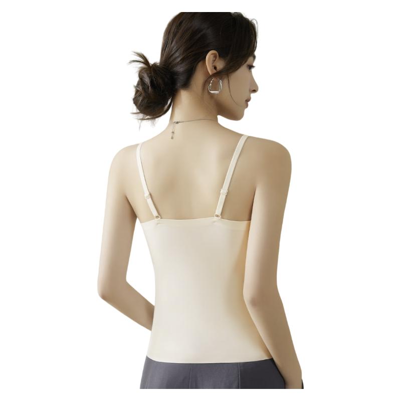 LangSha Women's Camisole with Chest Pad Bra-Free