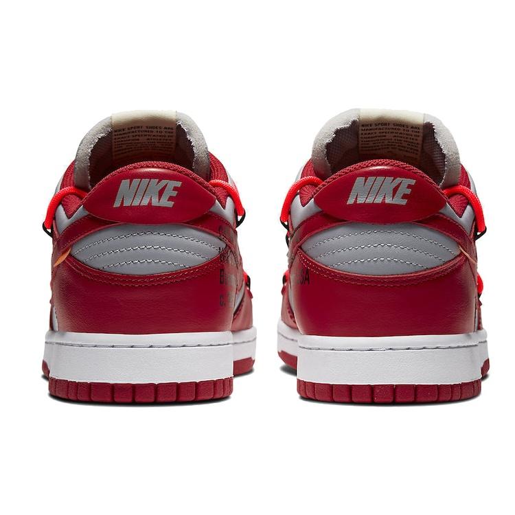 Nike X Off-White Dunk Low 'University Red' Men's CT0856-600