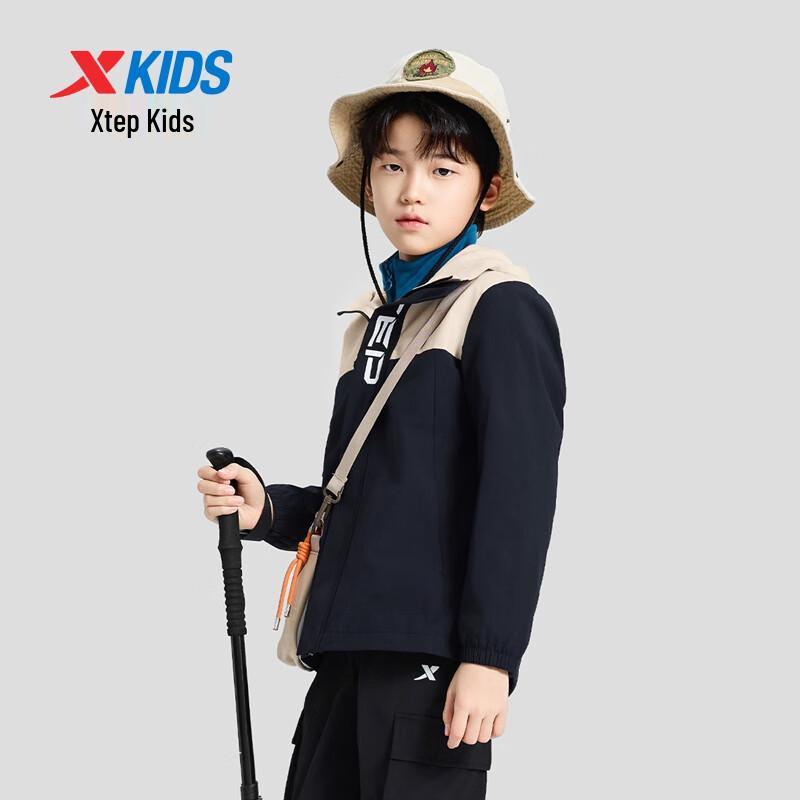 XTEP Kids Hooded Softshell Jacket 120