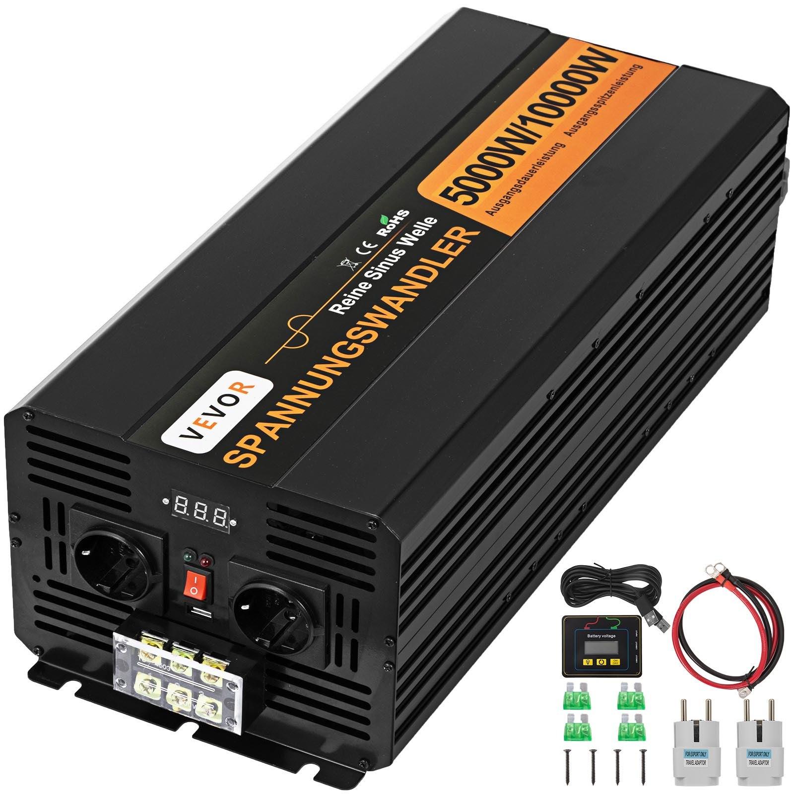 VEVOR Pure Sine Wave Power Inverter
