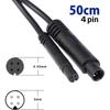 Dash Cam 4pin Extension Cable 4 Pin 50cm 0.5m Short Rear View Camera Rear
