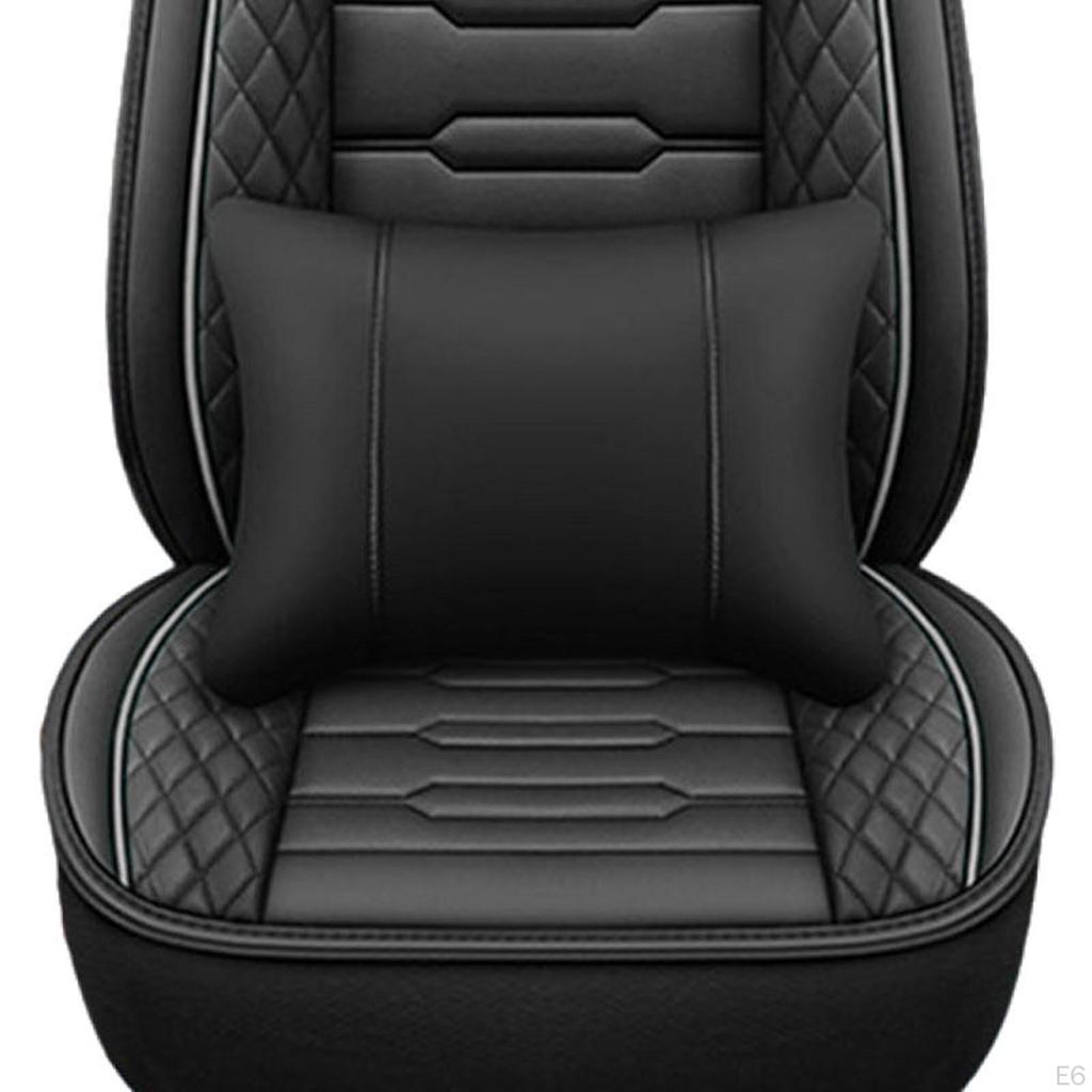 Excavator Seat Cover Accessories Protector Breathable PU Leather Wear Resistant Decorative Easy to
