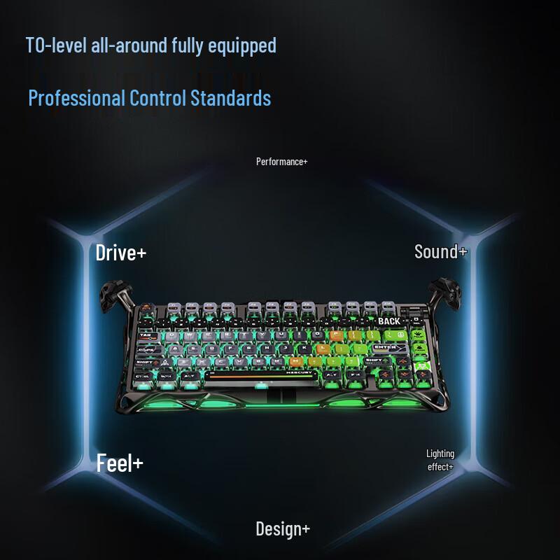 GravaStar Wa75 PRO Magnetic Switch RGB Gaming Keyboard