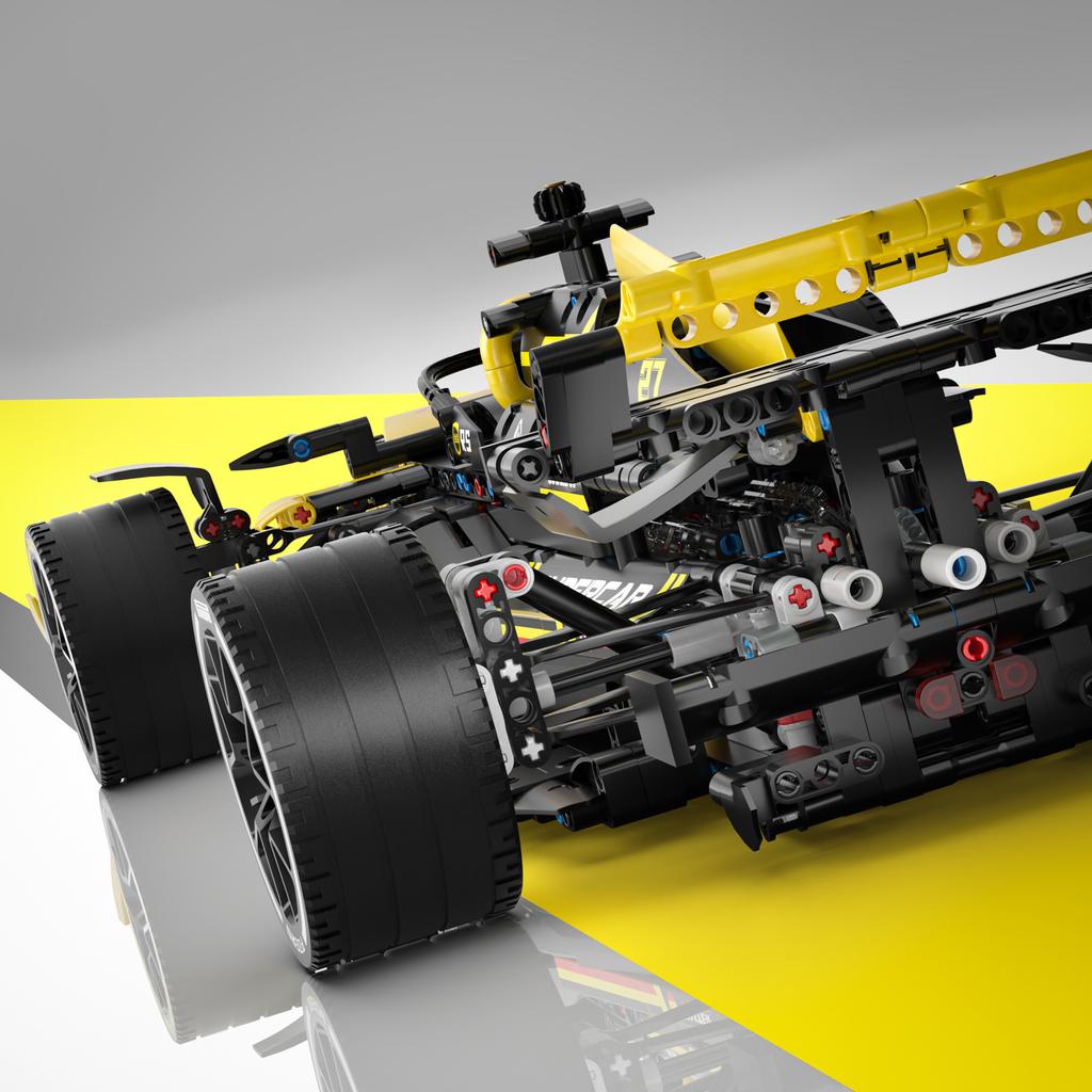 Non-Toxic Am24 Formula 1 Racing Car Building Block Set