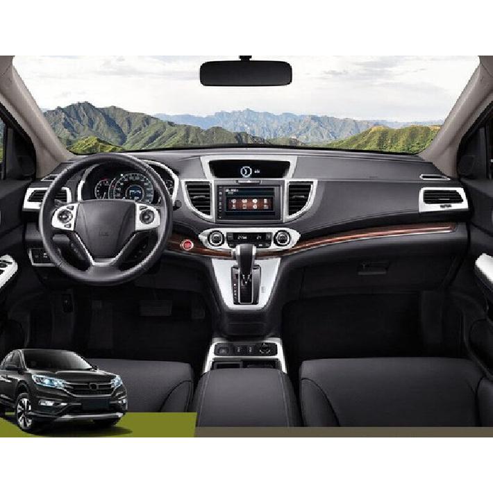 Matte Silver Center Console AC Switch Panel Trim 2012-2016 For Honda CR-V EX 1Pc