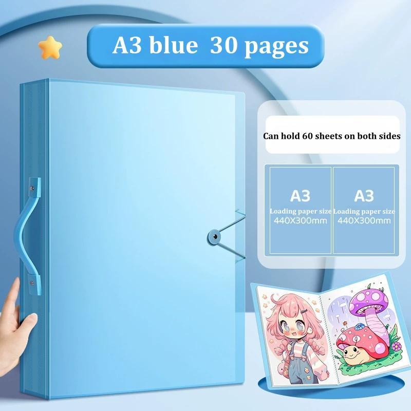 Folder do przechowywania broszur A3. Folder na Zdjęcia Książka do Kolekcjonowania Certyfikatów, Kolekcja Prac Malarskich i Artystycznych, Torba do Przechowywania